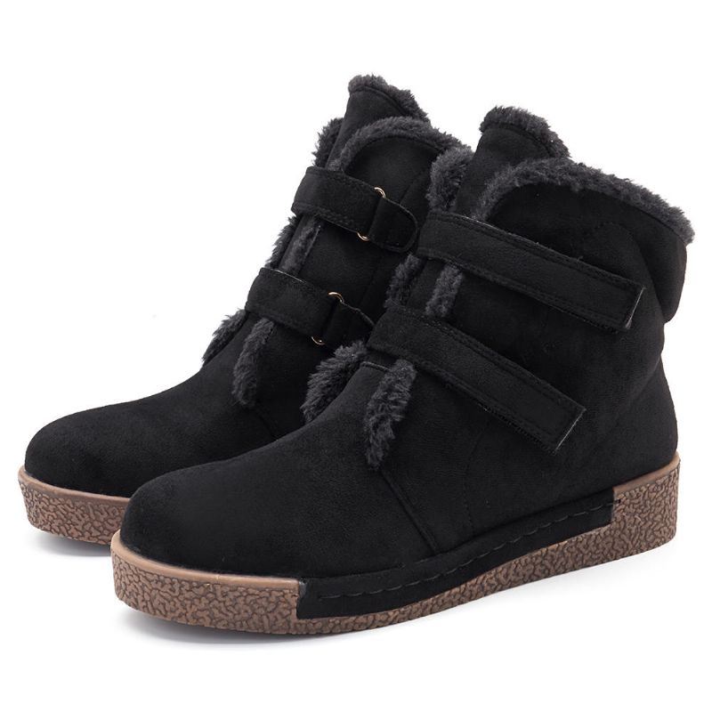 Winter Outdoor Keep Warm Dames Snowboots Met Klittenband