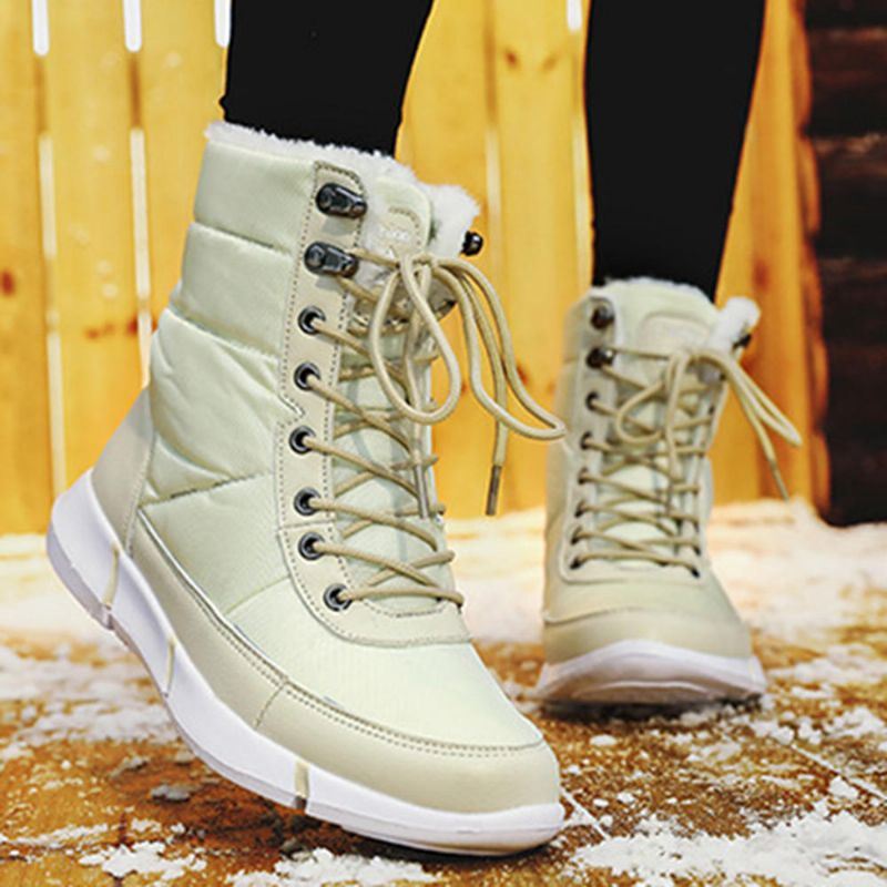 Women's Plus Size Outdoor Waterproof Keep Warm Snowboots