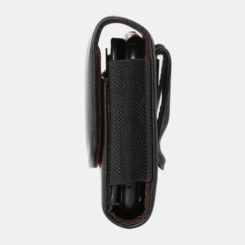 Heren Kunstleer 7.2 Inch Telefoontas Taille Riem Opknoping Tas Heuptas Met Riemlus