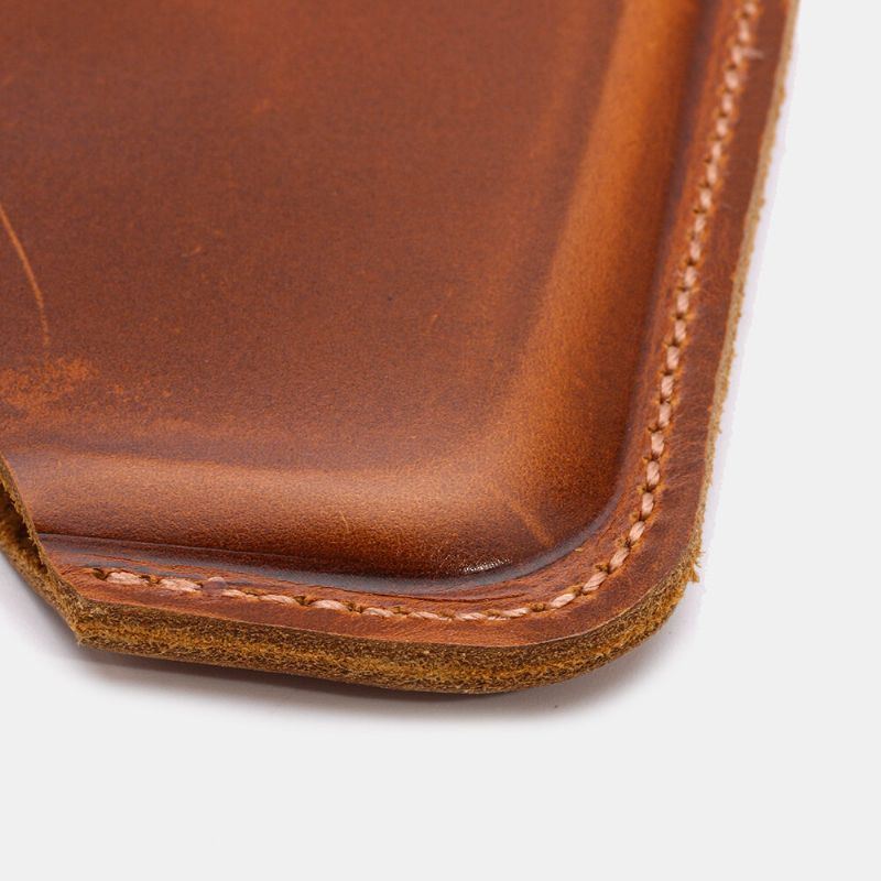 Heren Lederen 4.7inch ~ 5.8 Inch Telefoontas Heuptas Gemakkelijk Te Dragen Edc-tas Voor Buiten