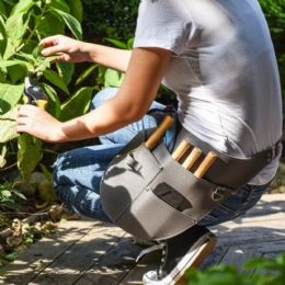 Heren Multifunctioneel Tuingereedschap Lederen Holster Heuptas Tuinschaar Opbergtas