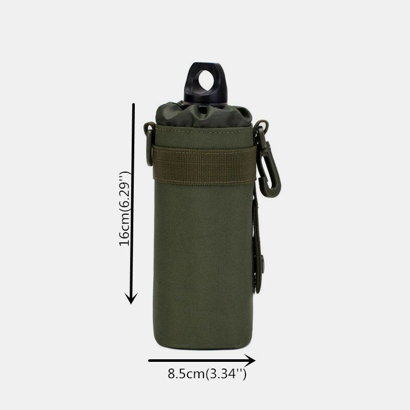 Heren Nylon Camouflage Sport Outdoor Waterfles Case Tas Heuptas