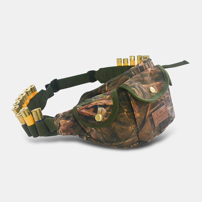 Heren Oxford Camouflage Multifunctionele Outdoor Jacht Heuptas Verstelbare Tactische Tas