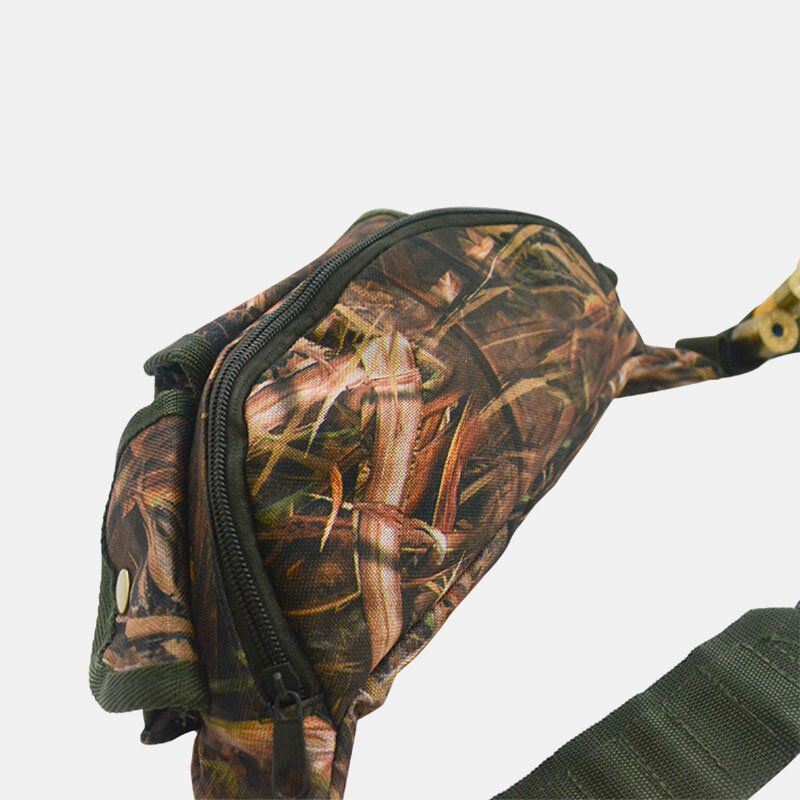 Heren Oxford Camouflage Multifunctionele Outdoor Jacht Heuptas Verstelbare Tactische Tas