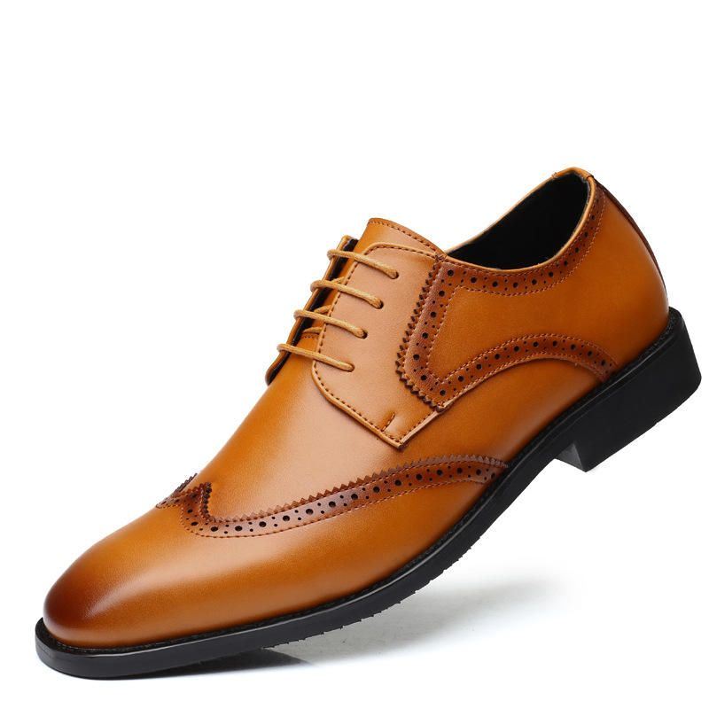 Big Size Heren Brogue Oxfords Normale Zakelijke Kleding Schoenen