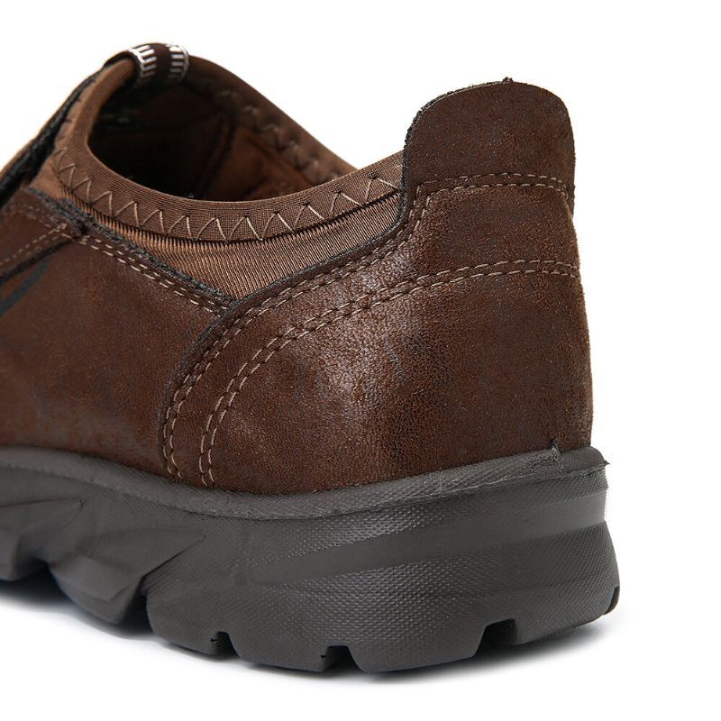 Casual Comfortabele Zachte Moc-toe Instappers Van Leer Voor Heren