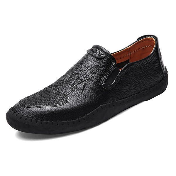 Casual Slip On Outdoor Heren Oxfords Schoenen Leer