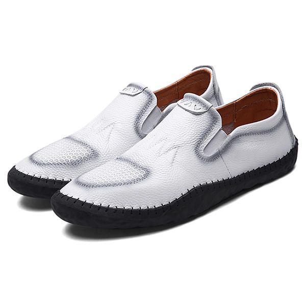 Casual Slip On Outdoor Heren Oxfords Schoenen Leer