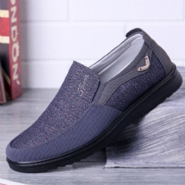 Grote Maat Heren Casual Lichtgewicht Comfortabele Slip-on Oxfords