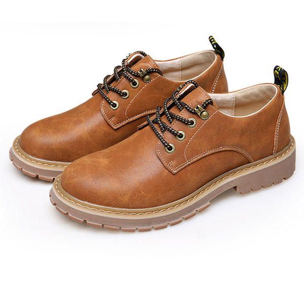 Heren Ademend Leren Outdoor Klimmen Oxfords Schoenen