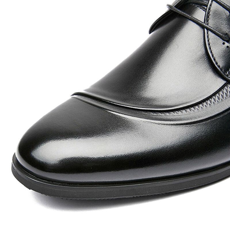 Heren Ademende Zakelijke Oxfords-kledingschoenen Met Veters