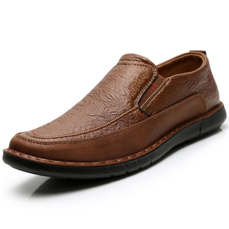 Heren Antislip Instap Elastische Band Zachte Zool Causale Dagelijkse Oxfords