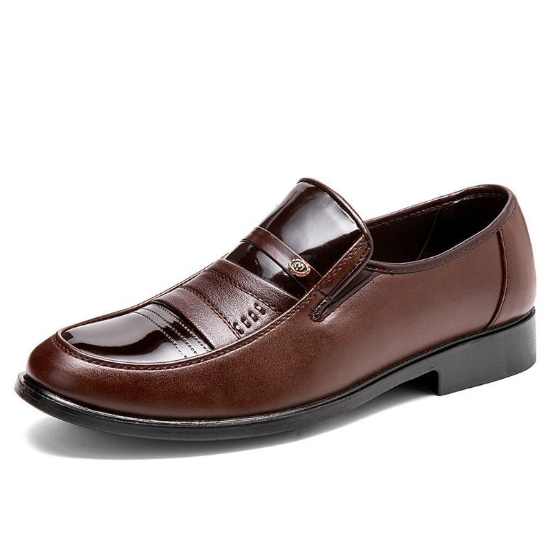 Heren Antislip Slijtvaste Casual Zakelijke Slip-on Kleding Schoenen