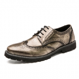 Heren Brogue Craved Retro Gentleman Dress Schoenen