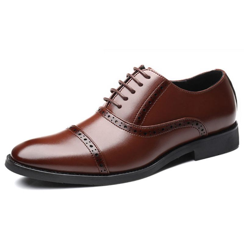 Heren Brogue Gesneden Casual Zakelijke Oxfords Kleding Schoenen