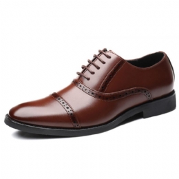 Heren Brogue Gesneden Casual Zakelijke Oxfords Kleding Schoenen