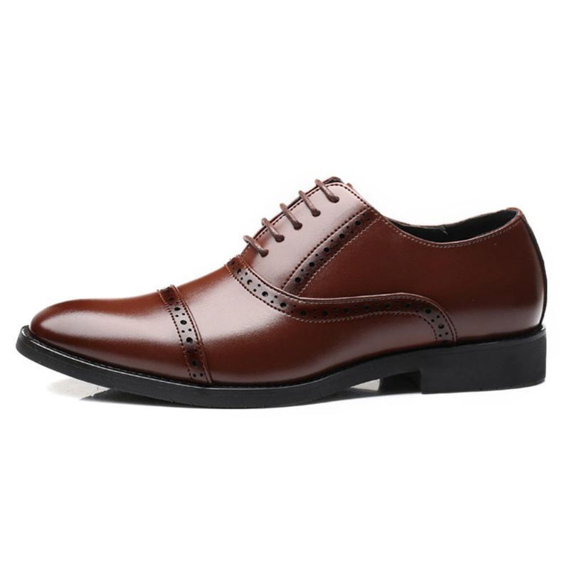 Heren Brogue Gesneden Casual Zakelijke Oxfords Kleding Schoenen