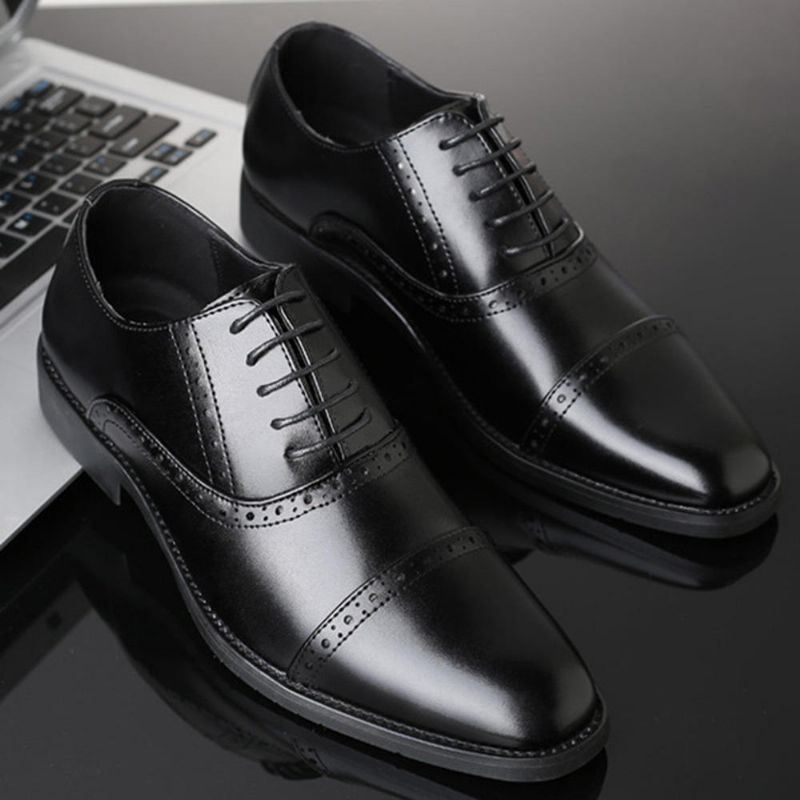 Heren Brogue Gesneden Casual Zakelijke Oxfords Kleding Schoenen