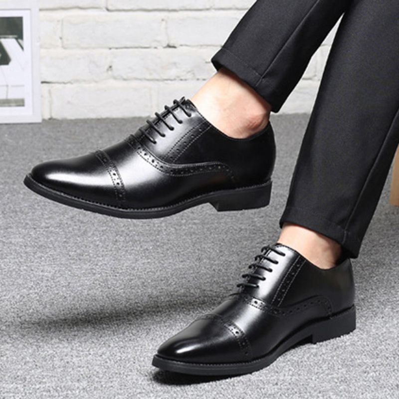 Heren Brogue Gesneden Casual Zakelijke Oxfords Kleding Schoenen