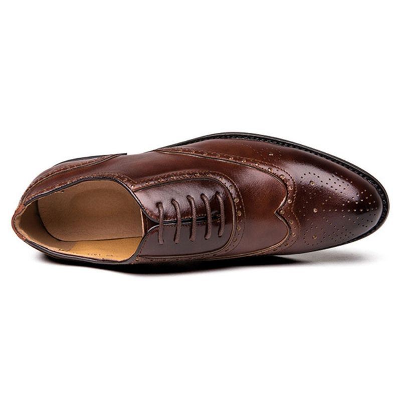 Heren Brogue Gesneden Formele Kleding Schoen Casual Zakelijke Oxfords