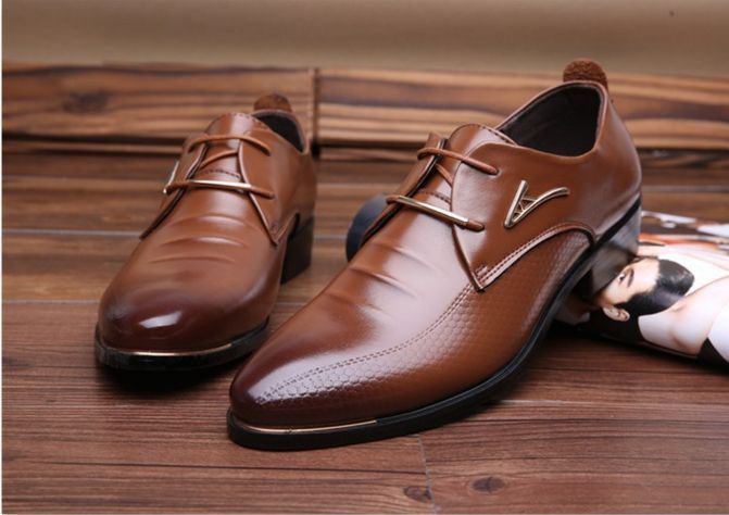 Heren Business Jurk Formele Oxfords Leren Loafers Platte Veterschoenen Casual Schoenen