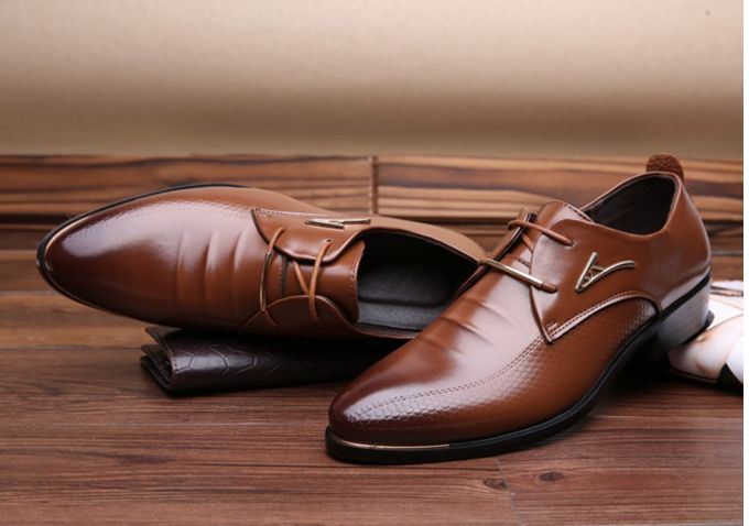 Heren Business Jurk Formele Oxfords Leren Loafers Platte Veterschoenen Casual Schoenen