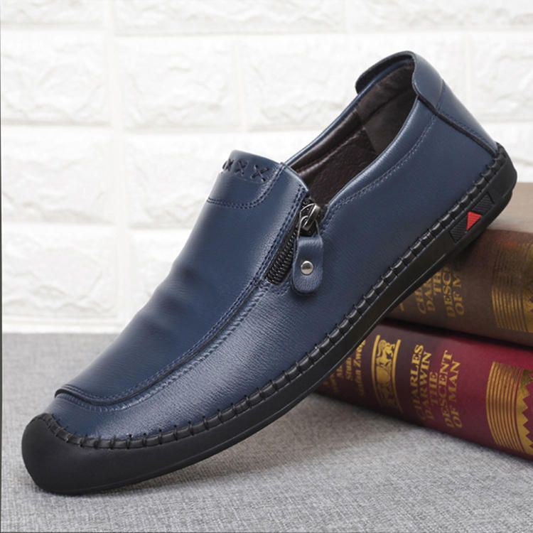 Heren Casual Zakelijke Schoenen Zacht Comfortabel Leer Oxfords