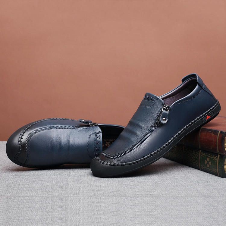 Heren Casual Zakelijke Schoenen Zacht Comfortabel Leer Oxfords