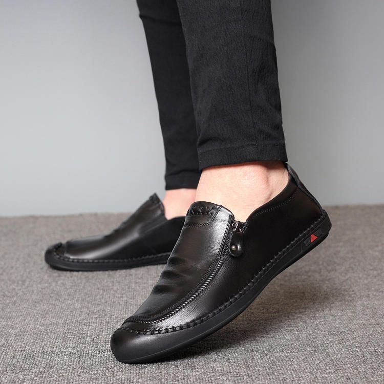 Heren Casual Zakelijke Schoenen Zacht Comfortabel Leer Oxfords