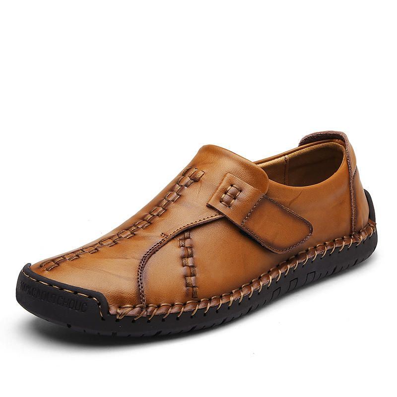 Heren Comfort Haaklus Gebreide Steken Platte Oxfords