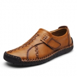 Heren Comfort Haaklus Gebreide Steken Platte Oxfords