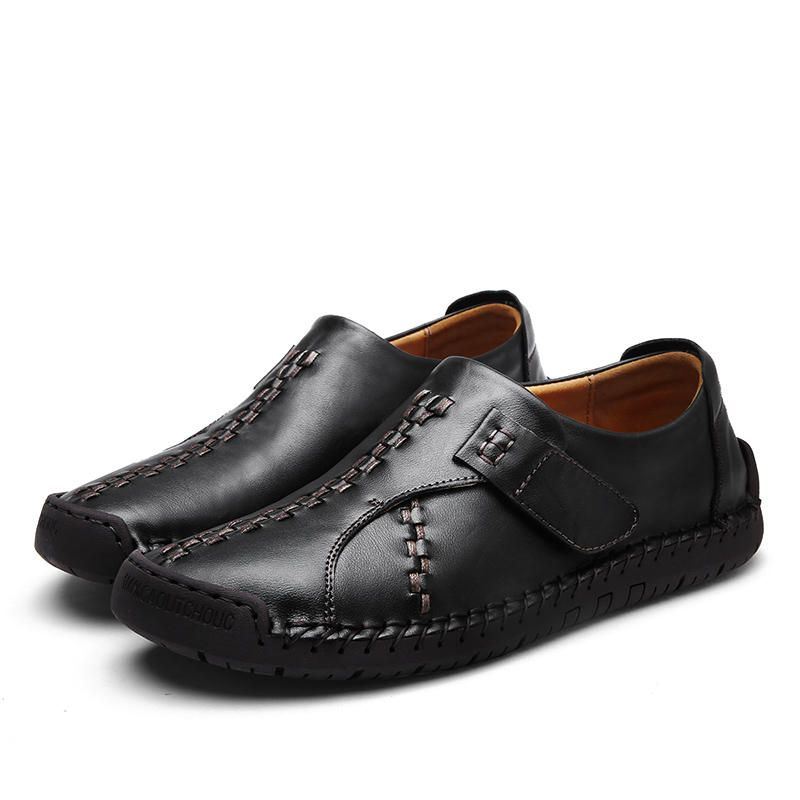 Heren Comfort Haaklus Gebreide Steken Platte Oxfords