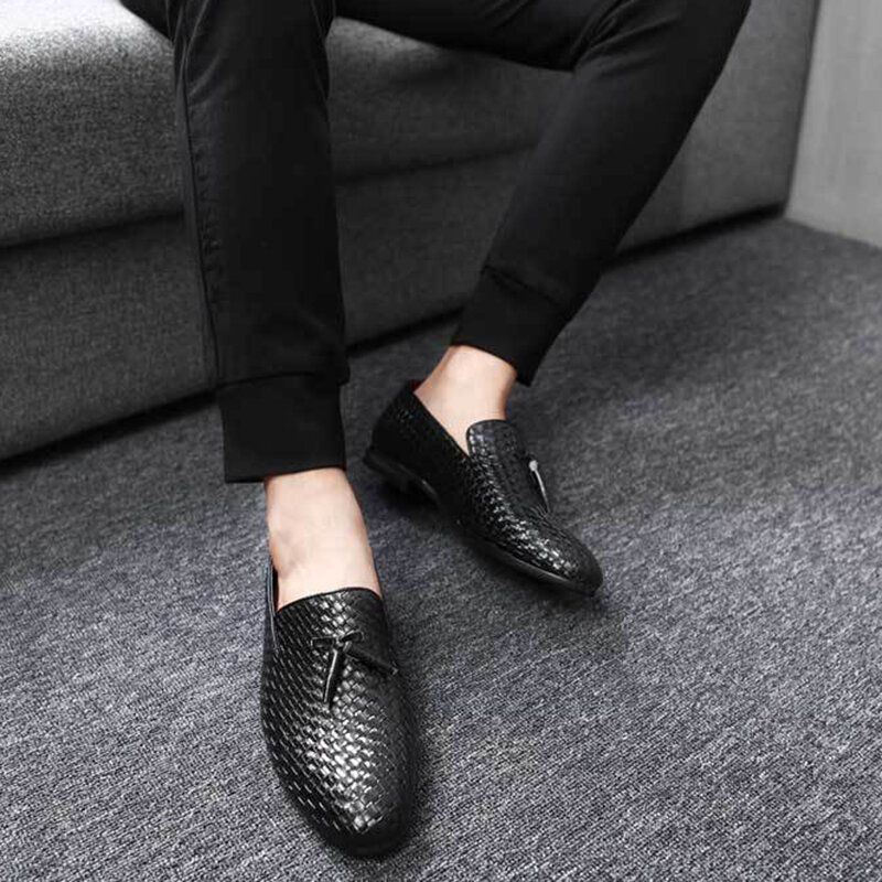 Heren Echt Leer Snake Patroon Leisure Elegante Zakelijke Oxfords