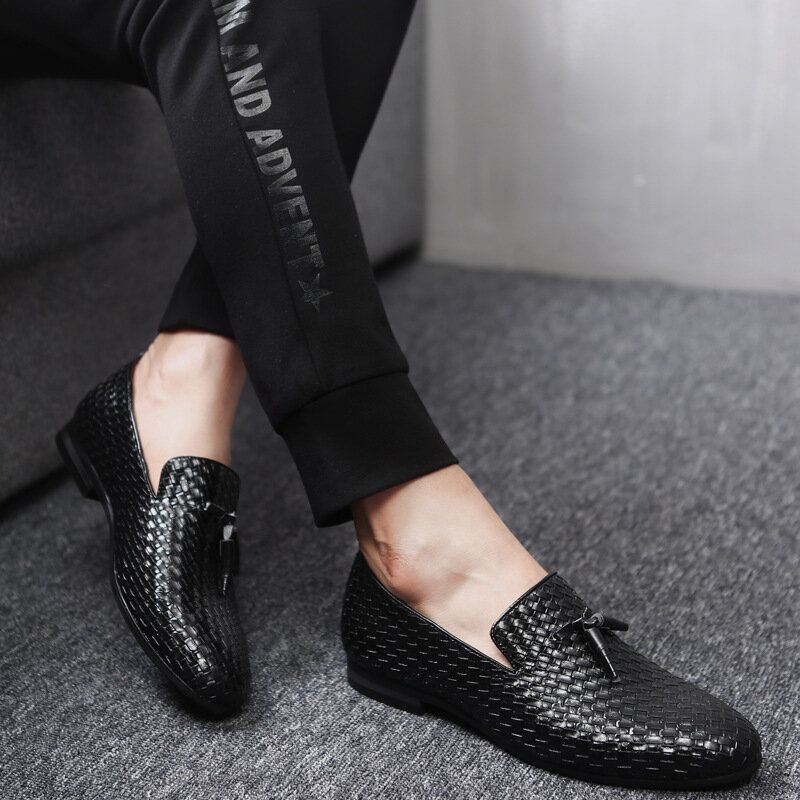 Heren Echt Leer Snake Patroon Leisure Elegante Zakelijke Oxfords