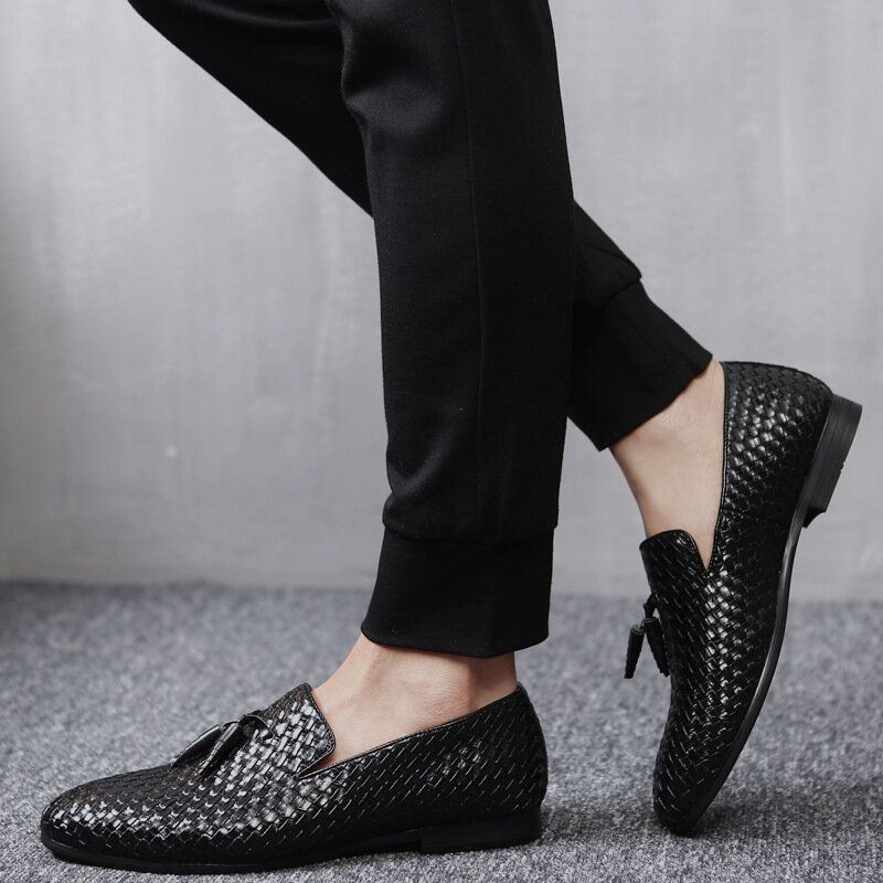 Heren Echt Leer Snake Patroon Leisure Elegante Zakelijke Oxfords