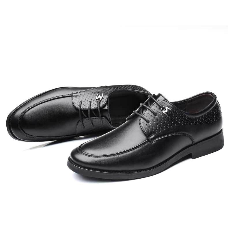 Heren Formele Schoen Casual Patroon Slip Op Zachte Zakelijke Oxfords