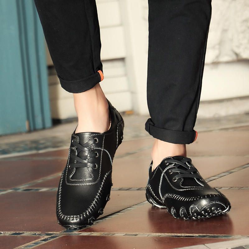 Heren Koeienhuid Antislip Casual Zakelijke Oxfords