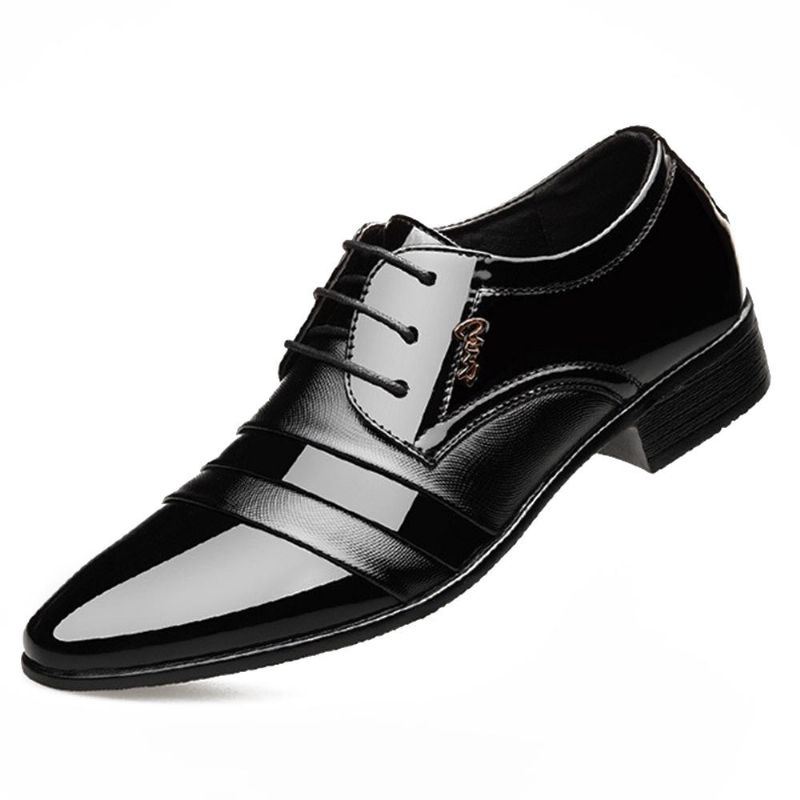 Heren Lace Up Business Formele Jurk Schoen Lederen Oxfords