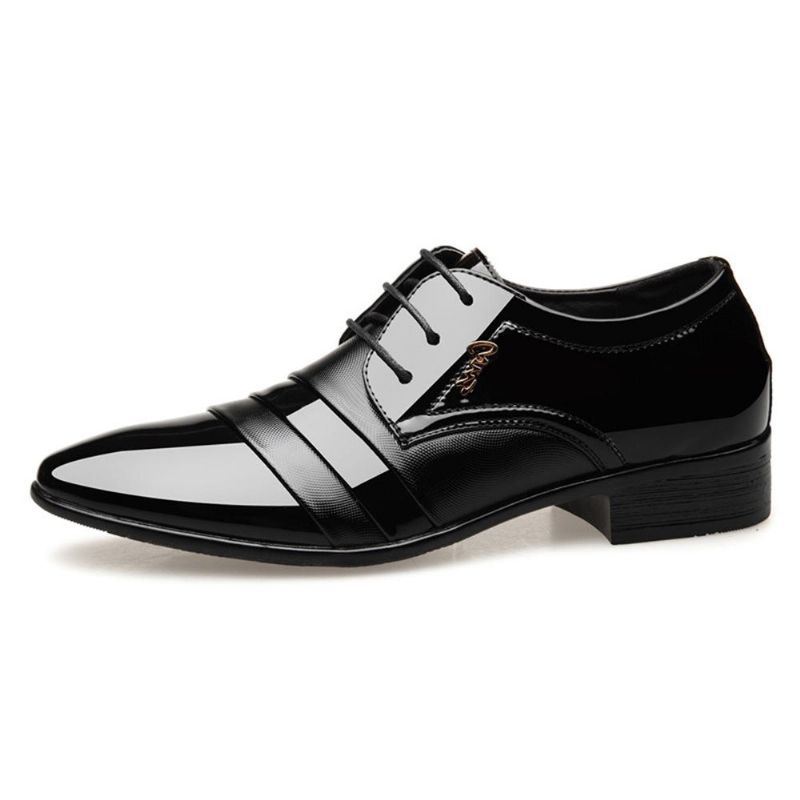 Heren Lace Up Business Formele Jurk Schoen Lederen Oxfords