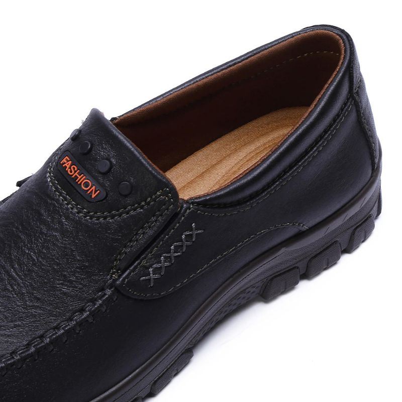 Heren Lichtgewicht Echt Leer Business Casual Soft Sole Oxfords