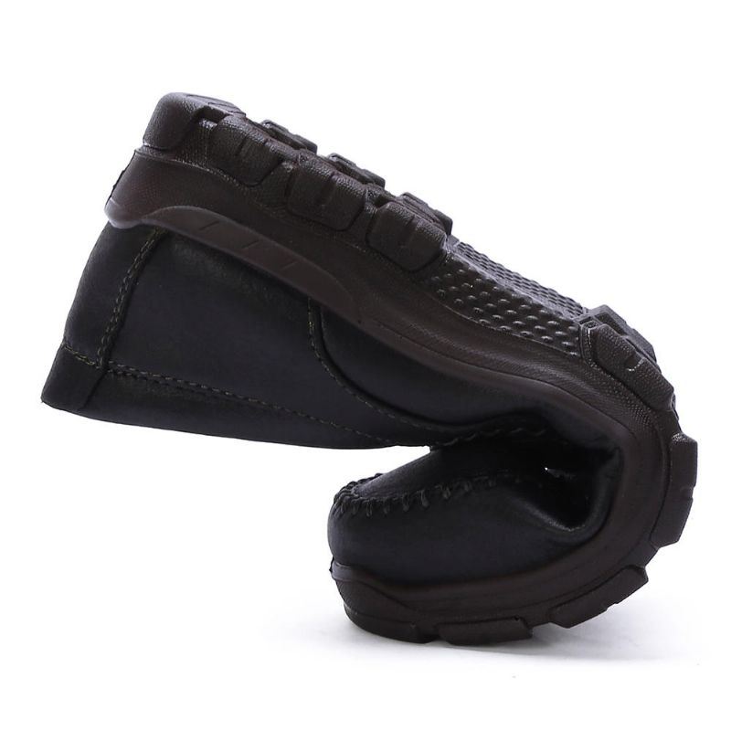 Heren Lichtgewicht Echt Leer Business Casual Soft Sole Oxfords