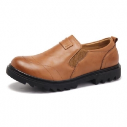 Heren Mern Comfy Casual Zakelijke Elastische Band Slip On Oxfords