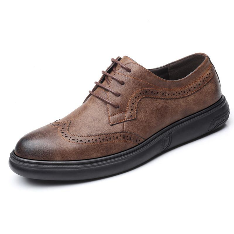 Heren Microfiber Casual Zakelijke Oxfords