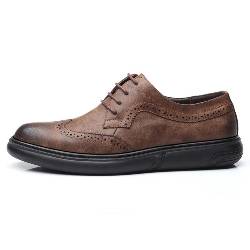 Heren Microfiber Casual Zakelijke Oxfords