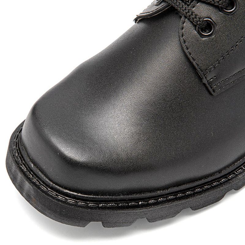 Heren Microfiber Leer Vierkante Teen Antislip Formele Veterschoenen Kleding Schoenen