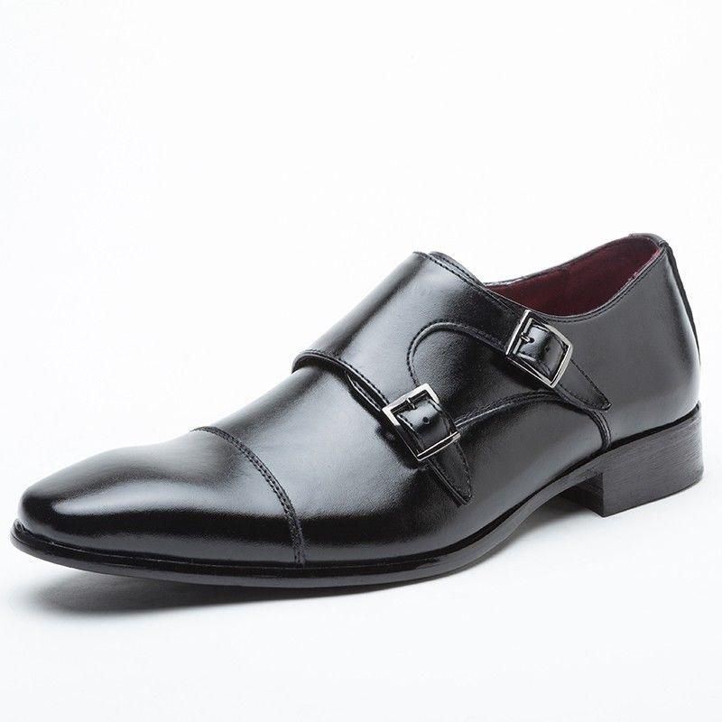 Heren Puntige Teen Elegante Zakelijke Formele Gesp Oxfords