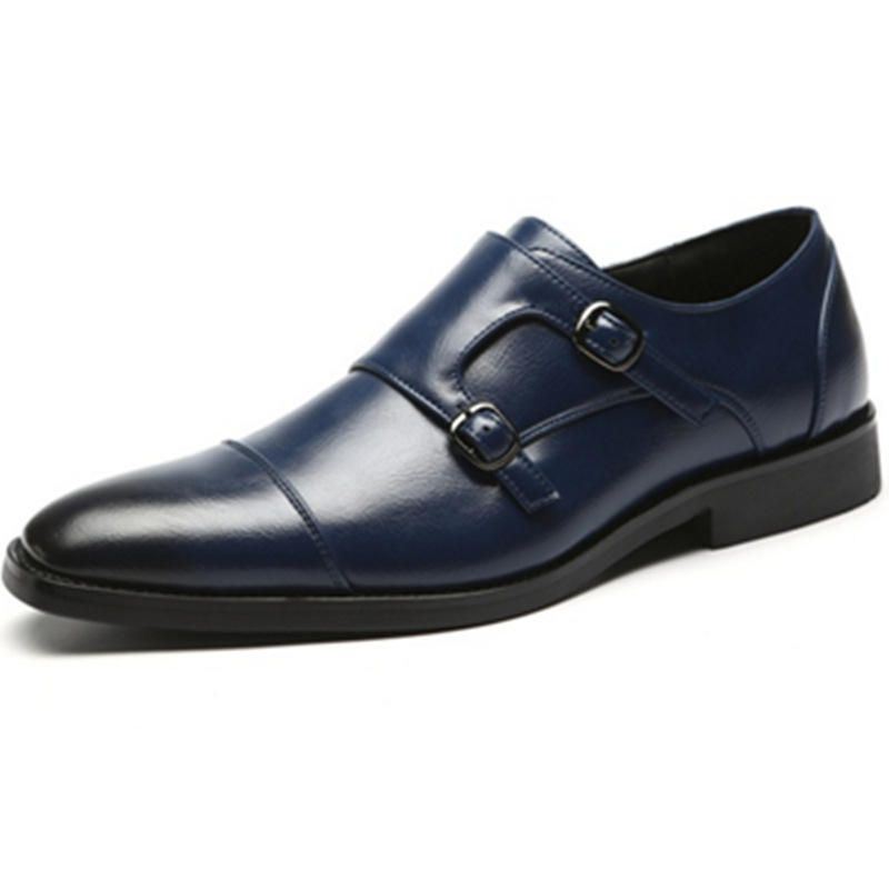 Heren Puntige Teen Elegante Zakelijke Formele Gesp Oxfords