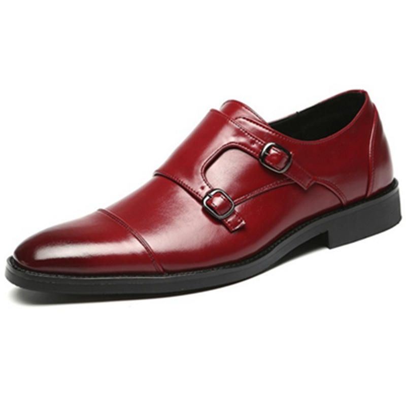 Heren Puntige Teen Elegante Zakelijke Formele Gesp Oxfords