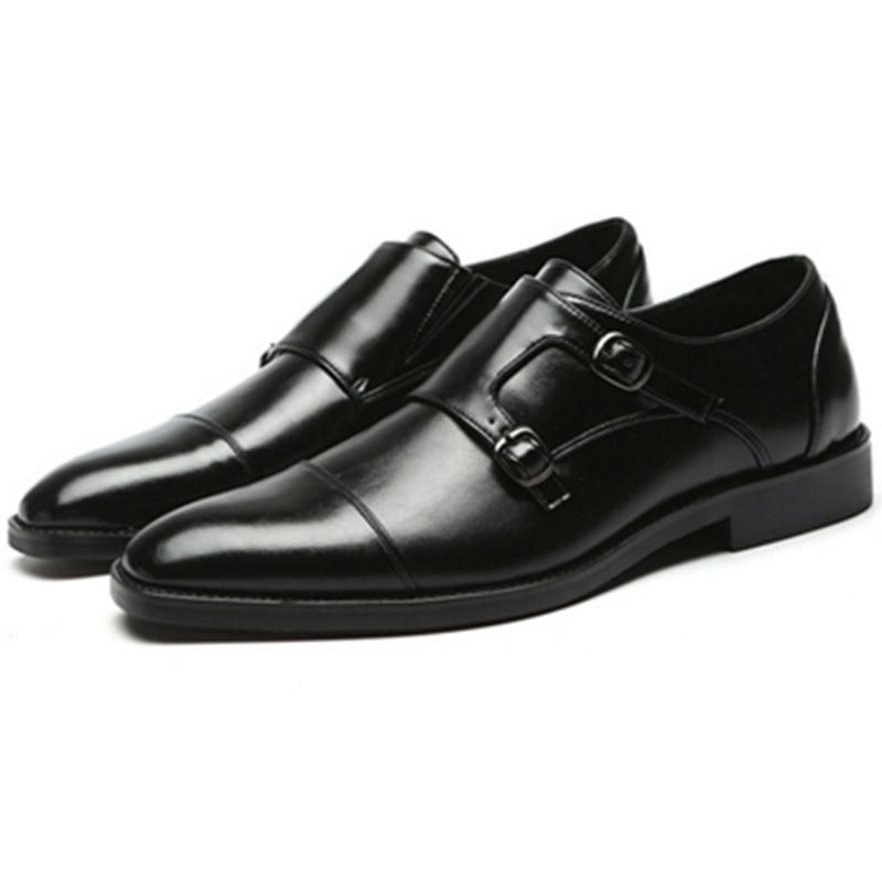 Heren Puntige Teen Elegante Zakelijke Formele Gesp Oxfords