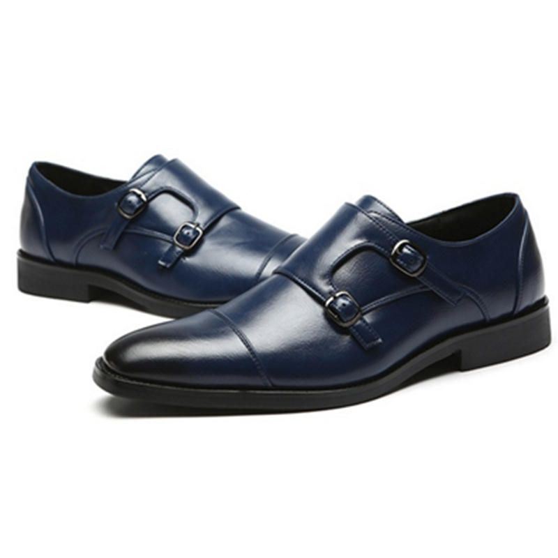 Heren Puntige Teen Elegante Zakelijke Formele Gesp Oxfords